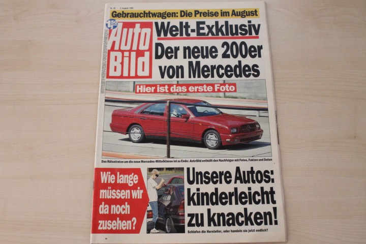Deckblatt Auto Bild (32/1992)
